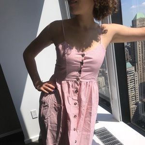 Smocked Pocket Dress